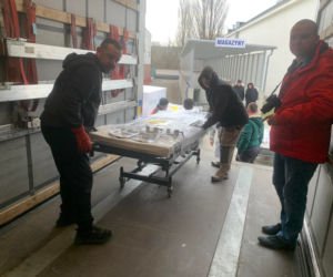 Z SPSK4 wyjechał tir medyczny do szpitala w Równem