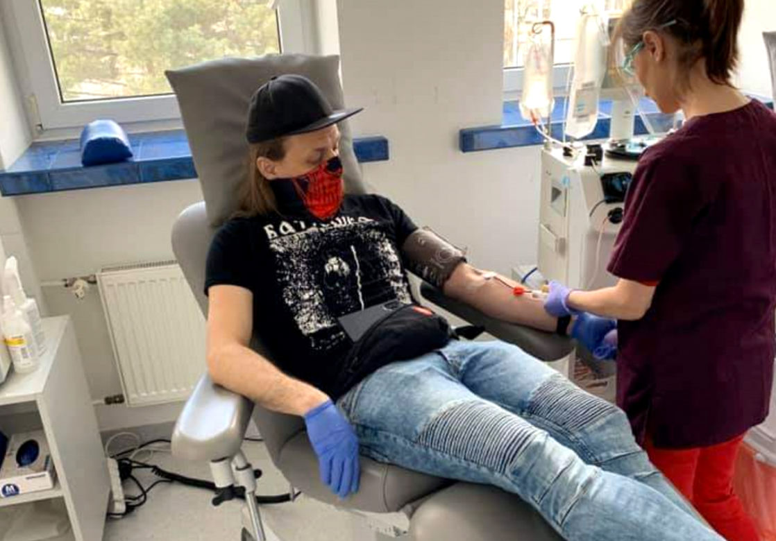 Krzysztof Drabikowski (35 l.) oddał osocze w RCKiK w Białymstoku