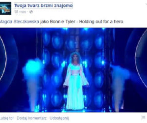 Twoja twarz brzmi znajomo 2, odcinek 7. Magda Steczkowska jako Bonnie Tyler: CAŁY WYSTĘP!!!