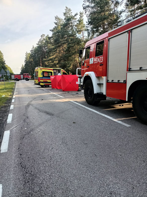 Potworny wypadek w pow. włodawskim. Nie żyją dwie osoby