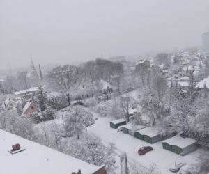 Atak zimy w Białymstoku [26.01.2021]