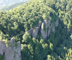 Niesamowity most linowy TYLKO DLA ODWAŻNYCH