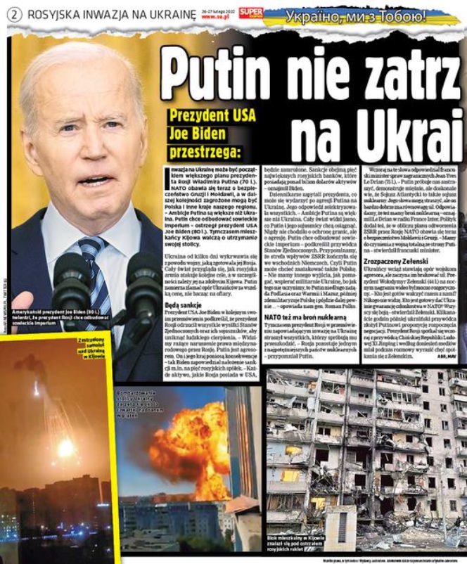 Pierwsze dni wojny w Ukrainie. Tak relacjonowaliśmy je w "Super Expressie"