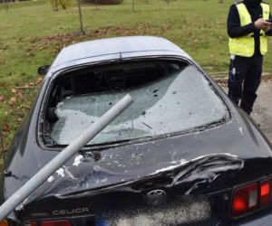 Tarnów. Młody dostawca jedzenia przegrał z prawami fizyki! Spowodował duże szkody