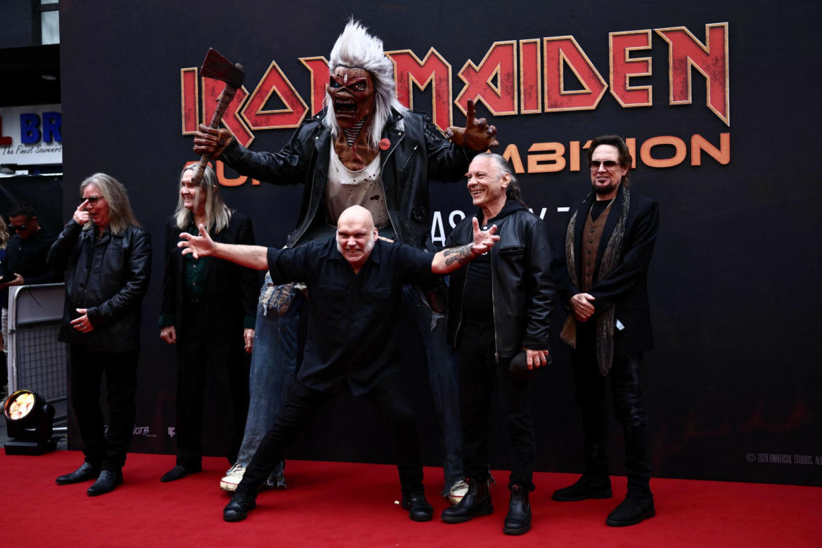 Iron Maiden na światowej premierze dokumentu "Iron Maiden: Burning Ambition"