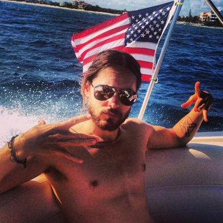 Jared Leto bez koszulki #1