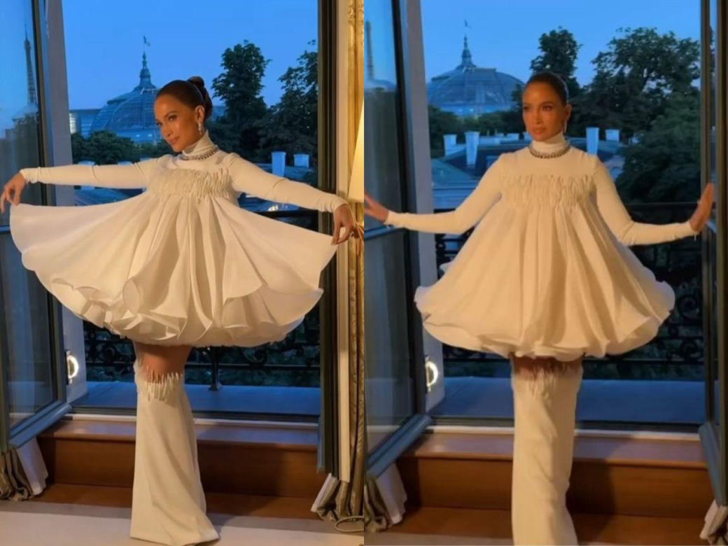 Jennifer Lopez w sukni Stephane'a Rollanda