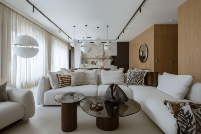 Penthouse w Wilanowie - projekt HOLA Design