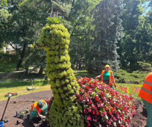 Przedszkolaki z SP 34 ukwieciły Park Miejski w Kielcach