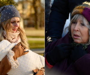 Barwy szczęścia odc. 2274. Teresa (Jolanta Lothe), Iwona (Izabela Zwierzyńska), Wioletka (Aurelia Żarnowiecka)