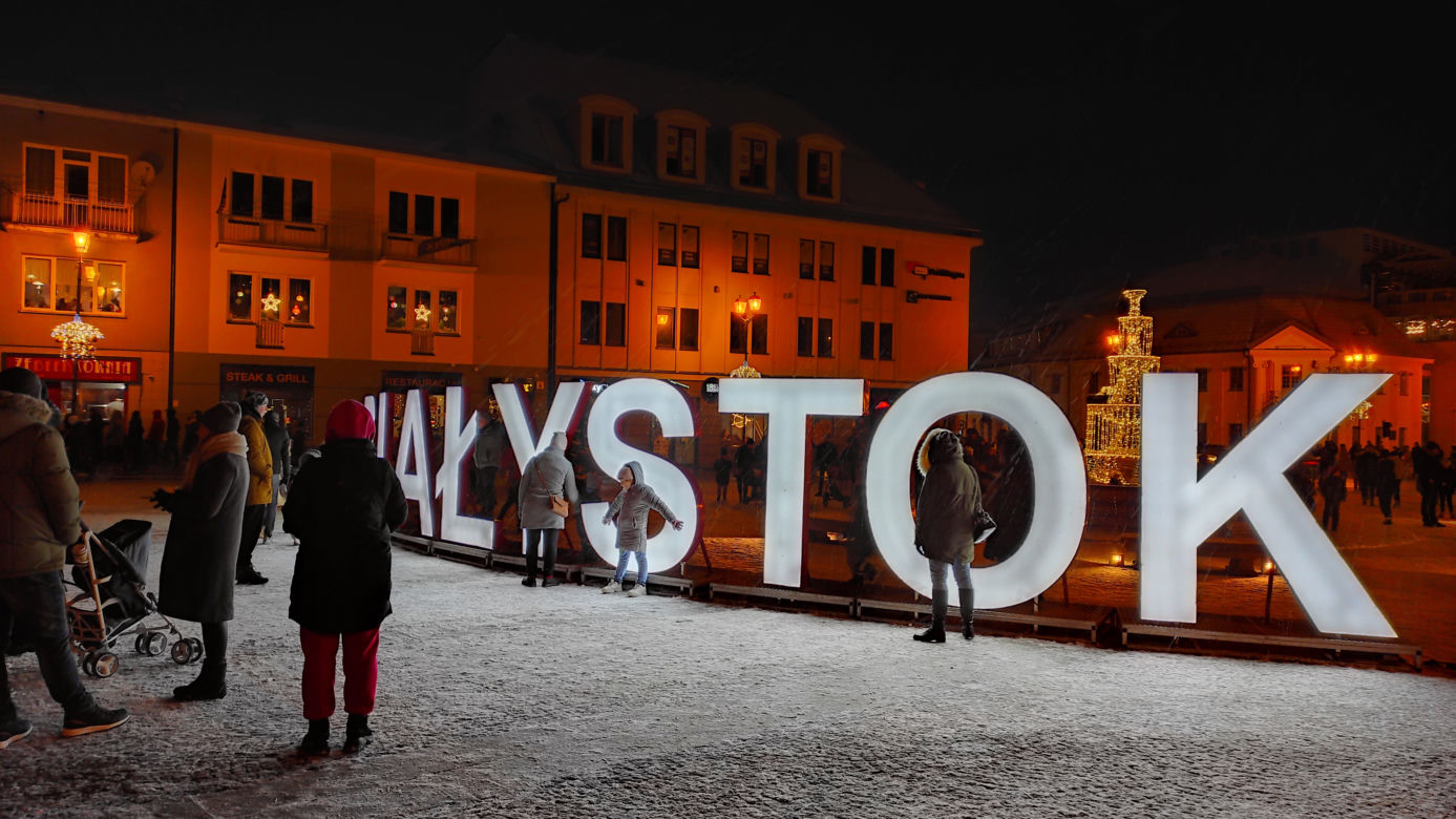 Boże Narodzenie 2021: Świąteczne iluminacje w Białymstoku