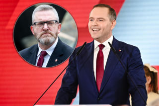 „Plan Nawrockiego” pod lupą ukraińskiego portalu. W centrum uwagi Braun