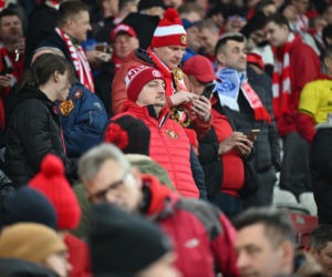 Widzew Łódź - Lech Poznań: Zdjęcia kibiców i zawodników z meczu 24. kolejki PKO BP Ekstraklasy