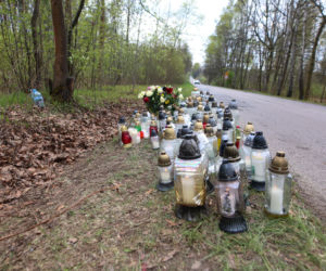 Konferencja prasowa prokuratury ws. wypadku, w którym dzień wcześniej zginął poseł Lewicy Łukasz Litewka