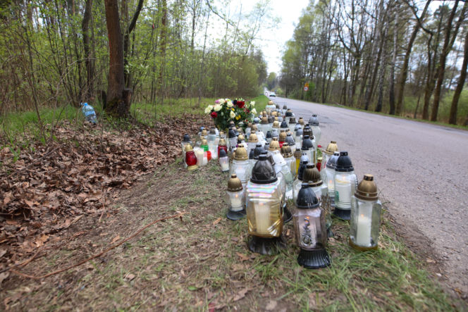 Konferencja prasowa prokuratury ws. wypadku, w którym dzień wcześniej zginął poseł Lewicy Łukasz Litewka