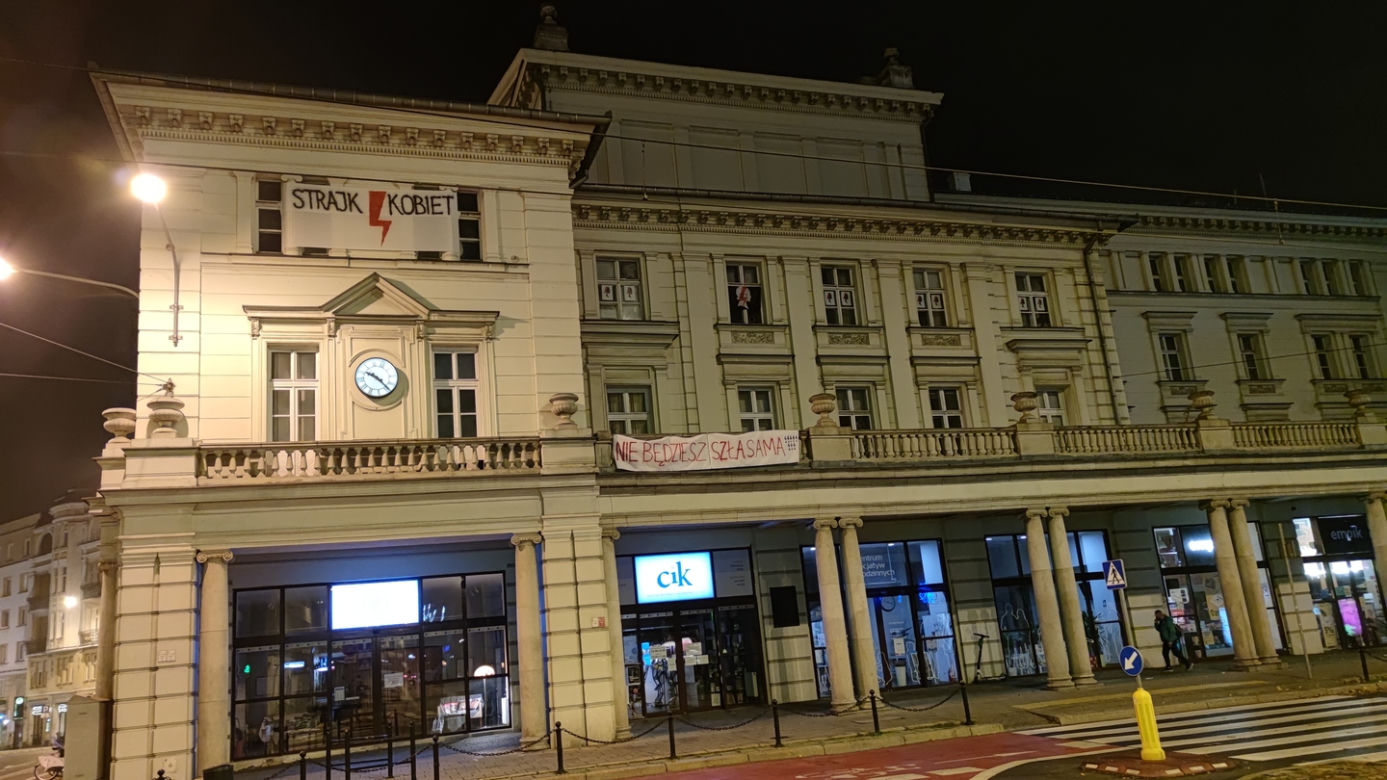 Strajk Kobiet na placu Wolności