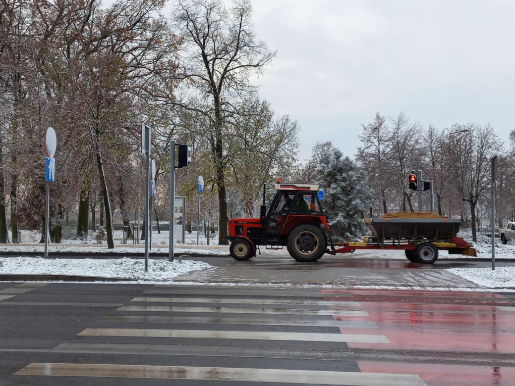 Początek sezonu zimowego w Lesznie - 22 listopada 2024
