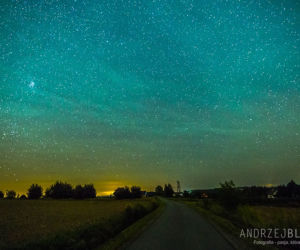 Perseidy i Airglow na Podkarpaciu