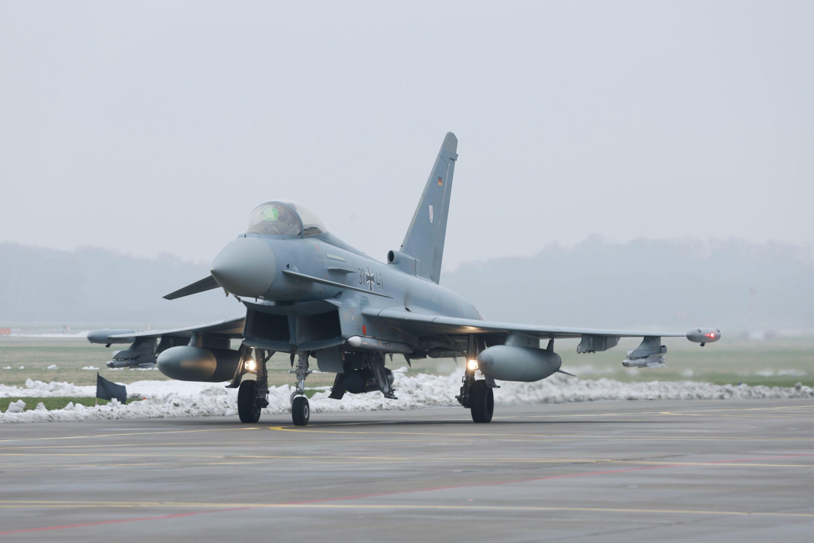 150 żołnierzy Bundeswehry i Eurofightery w Malborku. Misja potrwa do marca 2026 roku