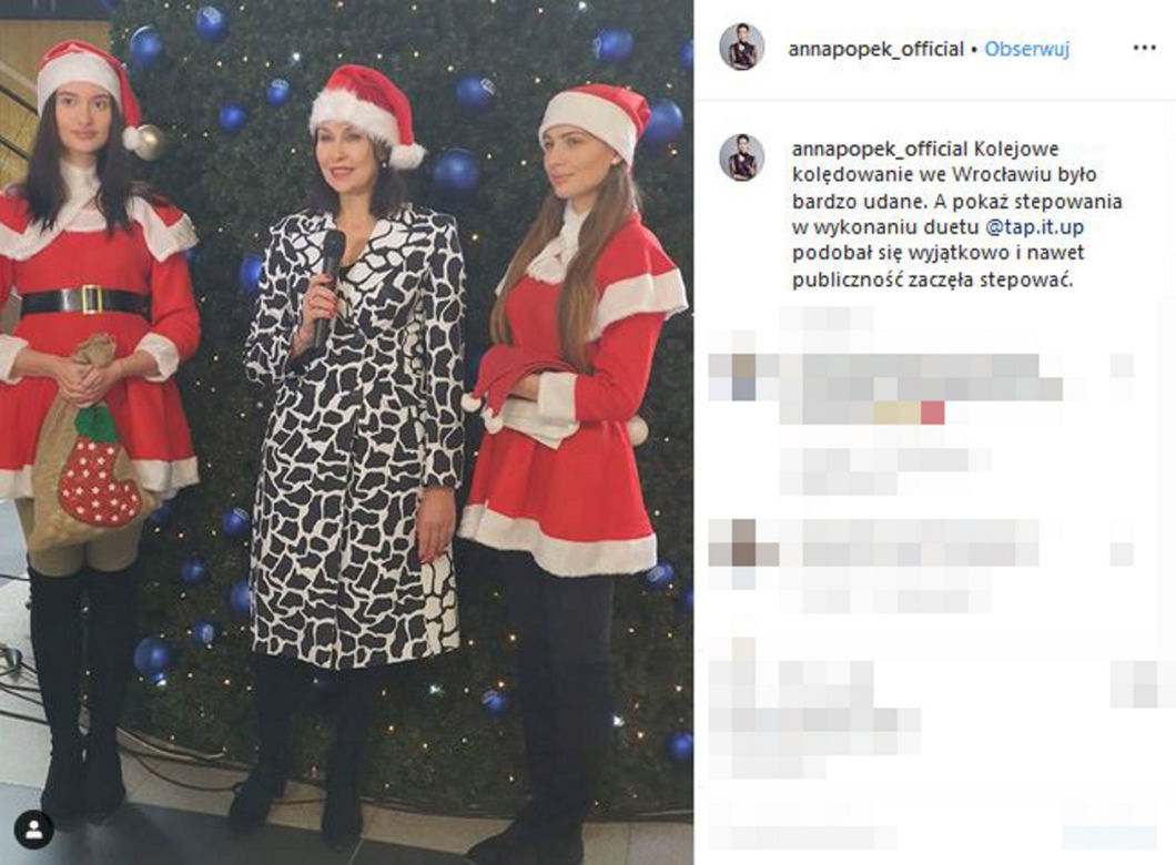 Anna Popek na święta 