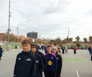 Piłkarze ze SP nr 9 w Barcelonie