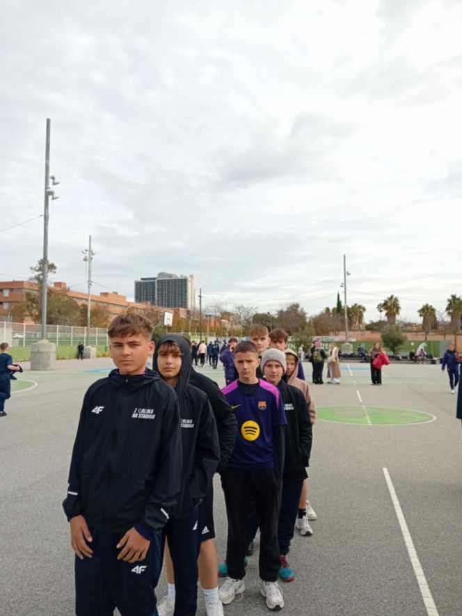 Piłkarze ze SP nr 9 w Barcelonie