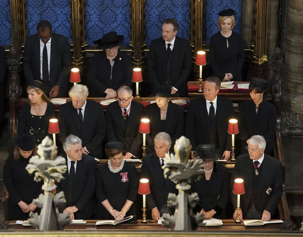 Żona Borisa Johnsona zaliczyła wpadkę na pogrzebie królowej Elżbiety II