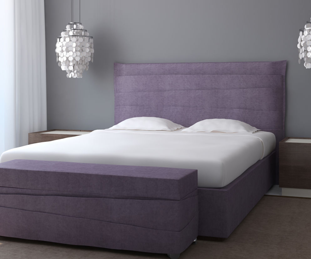 szara sypialnia zdjęcia