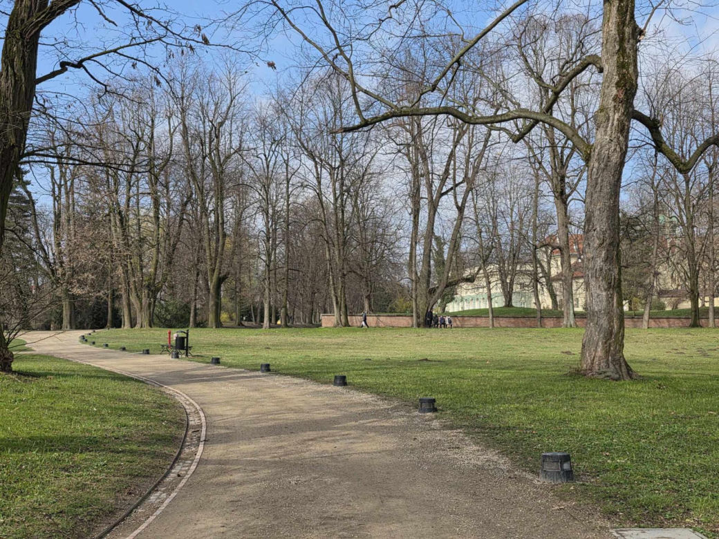 Wiosna w łańcuckim parku
