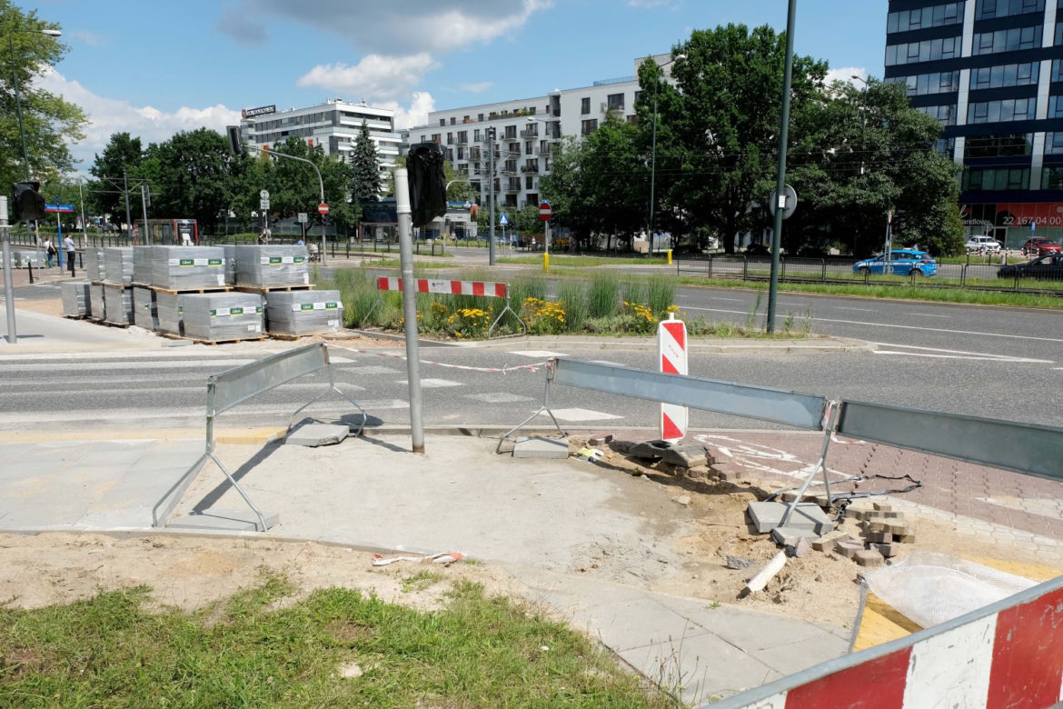 Weekendowy paraliż Mokotowa - remont ul. Wołoskiej