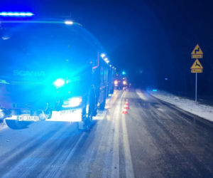 tragiczny pożar w Domaszewie w gminie Maciejowice