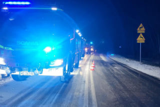 tragiczny pożar w Domaszewie w gminie Maciejowice
