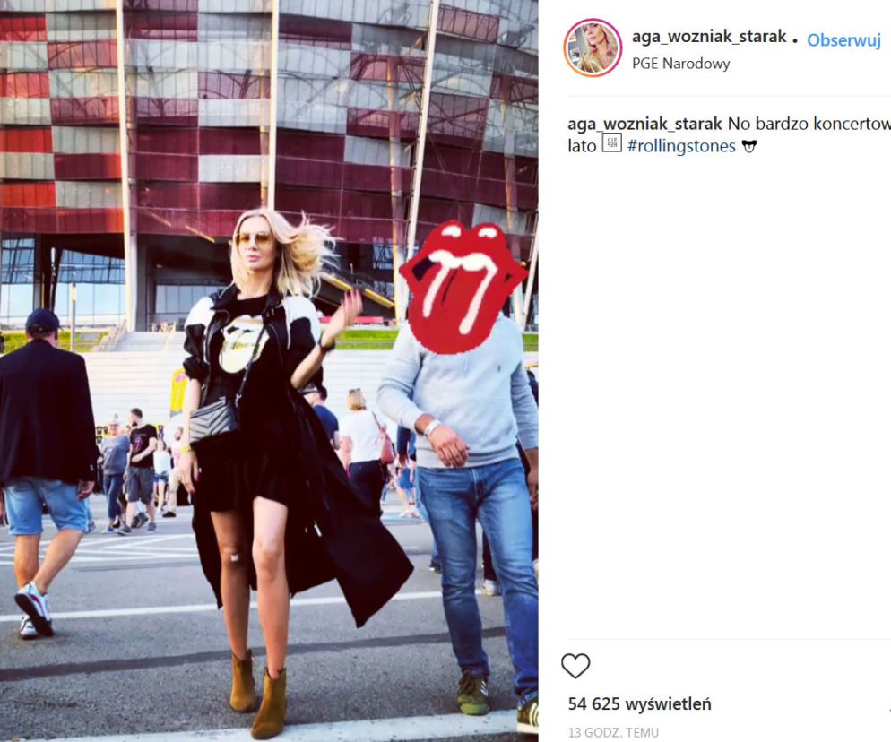Znani na koncercie Rolling Stones w Warszawie