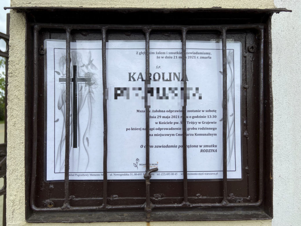 Pogrzeb Karoliny z Gocławia. Ostatnie pożegnanie w Grajewie 