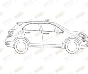 Fiat 500X - szkice patentowe