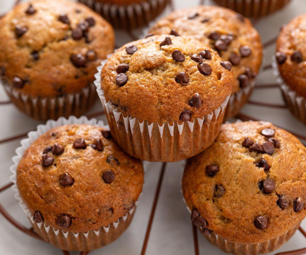 babeczki twarogowe z czekoladą