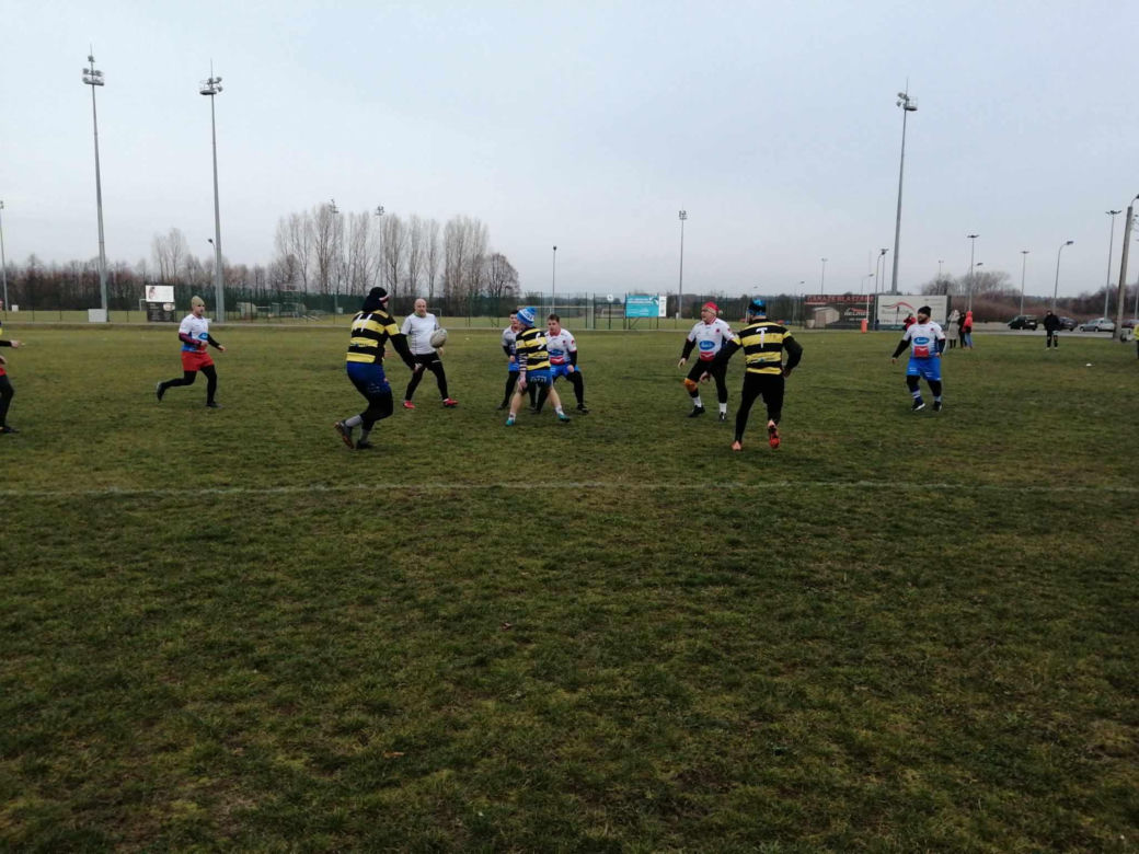 Noworoczny mecz rugby w Siedlcach 2025