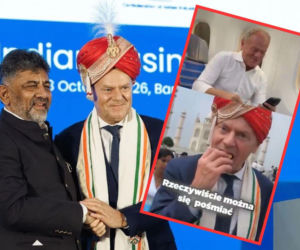 Donald Tusk śmieje się z Tuska tańczącego w turbanie! Premier wprost o wizycie w Indiach i Wietnamie. Pokazał kolejne nakrycie głowy