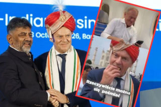 Donald Tusk śmieje się z Tuska tańczącego w turbanie! Premier wprost o wizycie w Indiach i Wietnami. Pokazał kolejne nakrycie głowy