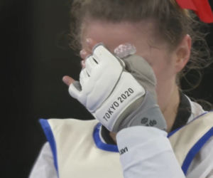 Zrozpaczona Aleksandra Kowalczuk po porażce