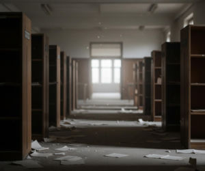 Opuszczona biblioteka w Lesznie. Co naprawdę dzieje się za jej drzwiami?