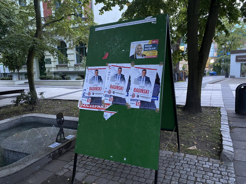 Plakaty wyborcze w Zielonej Górze. Zobaczcie jak wygląda nasze miasto! 