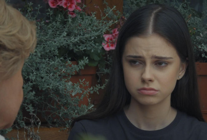 M jak miłość, odcinek 1899. Barbara (Teresa Lipowska), Basia (Karina Woźniak)