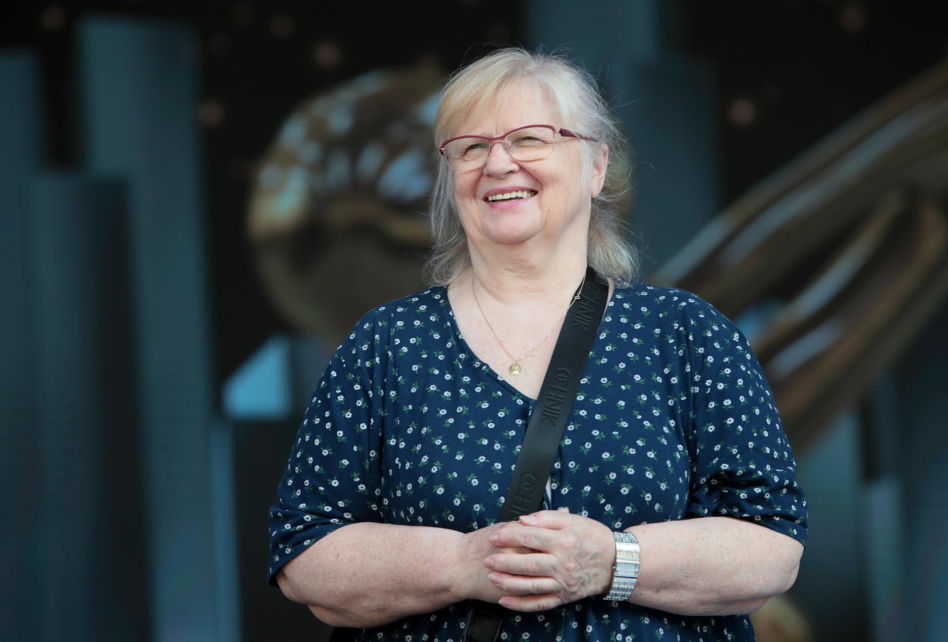 Stanisława Celińska z rodziną 