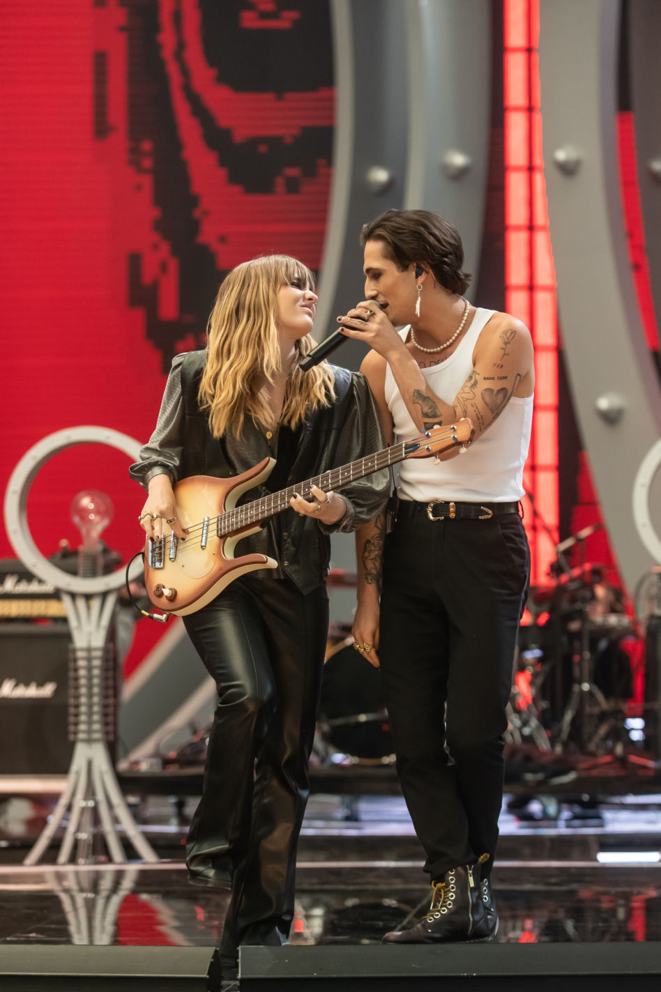 Maneskin podczas próby