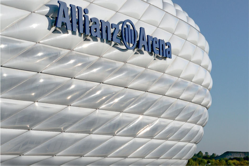 Ekspozycja formy. Alianz Arena, Monachium, proj. Jacques Herzog i Pierre de Meuron