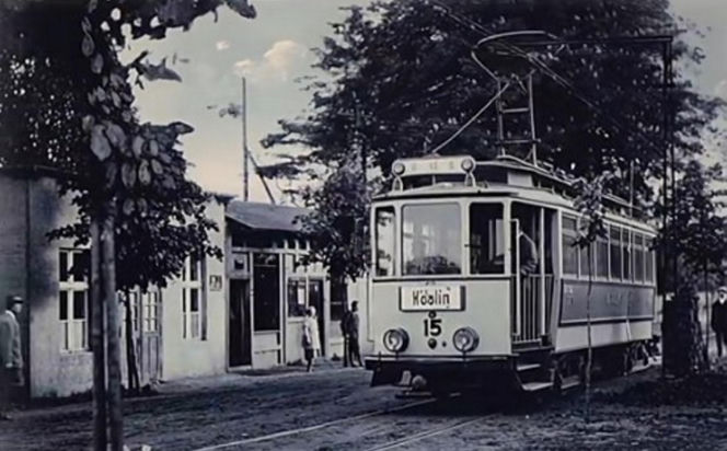 Mieszkańcy dojeżdżali nad Bałtyk tramwajem
