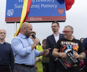 Jurek Owsiak z wizytą we Wrocławiu. WOŚP ma swoje rondo w mieście