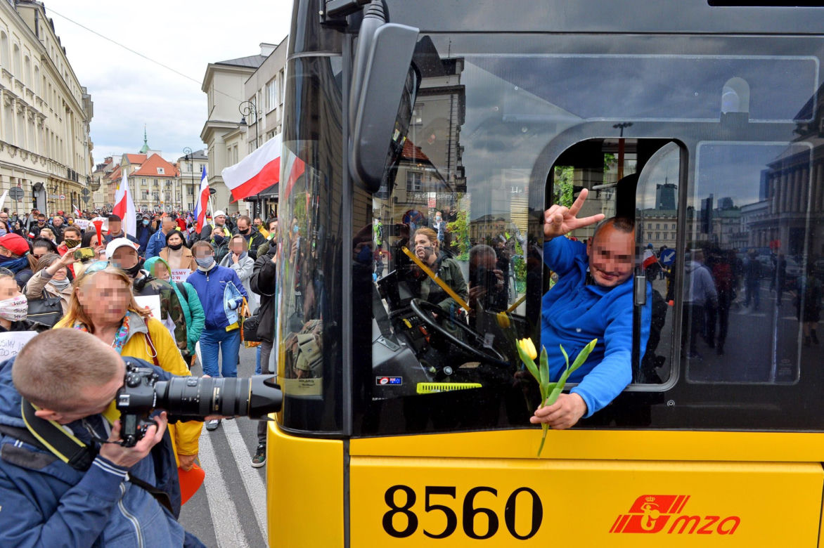 Protest przedsiębiorców w Warszawie