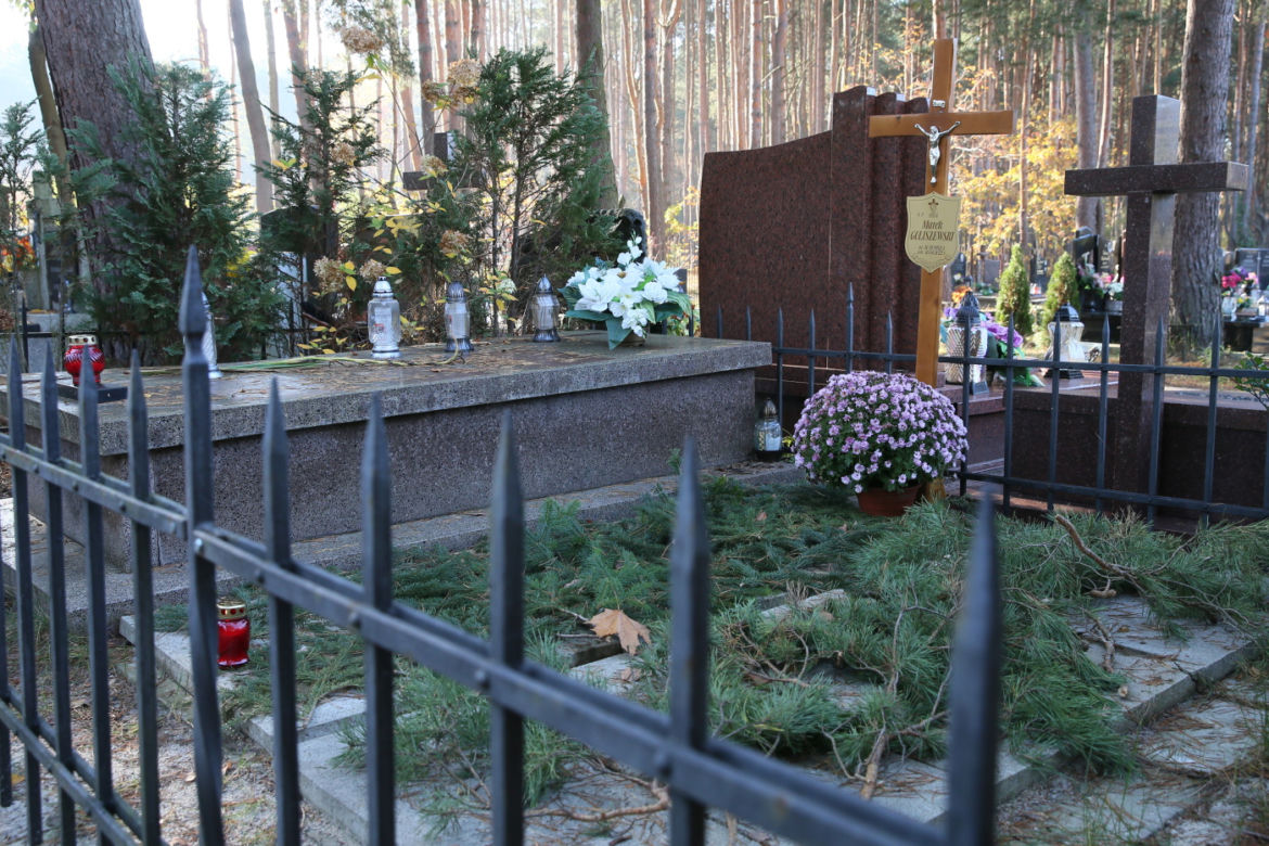 Grób prezesa BCC Marka Goliszewskiego